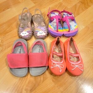 Baby Girl Sandals Summer Shoe Bundle Size 5 Size 6